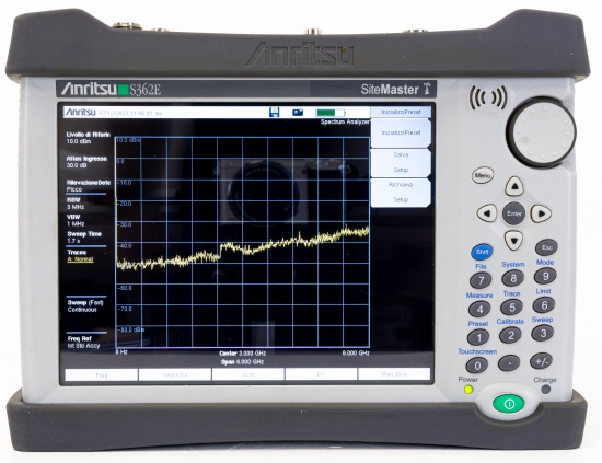 Anritsu S362E Sitemaster Cable and Antenna Analyzer and Spectrum Analyzer 6 GHz